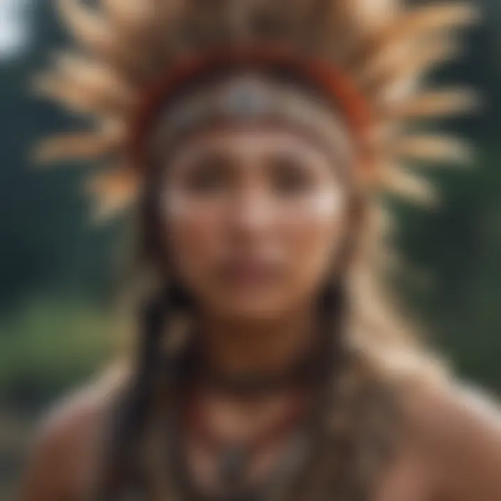 Cultural dance performance by Alaskan indigenous tribe
