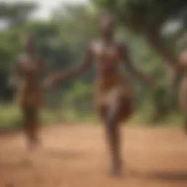 Cultural Dance Performance in Rwanda