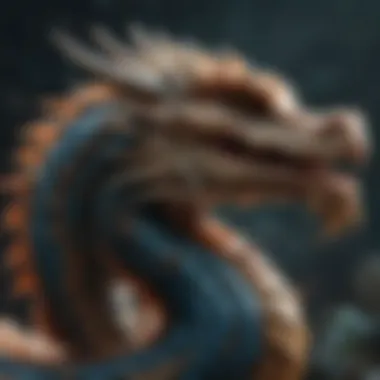 Enchanting Dragon Zodiac Symbol Ethereal Dragon Zodiac Symbol