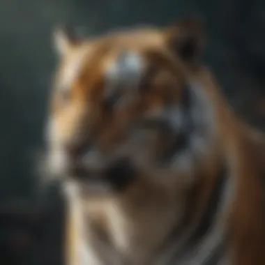 Magnificent Tiger Zodiac Symbol Majestic Tiger Zodiac Symbol