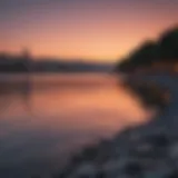 Danube River at Dusk in Budapest