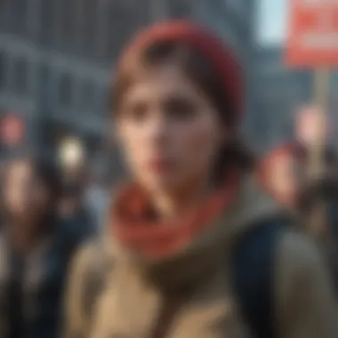 Defiant Protesters Challenging the Status Quo