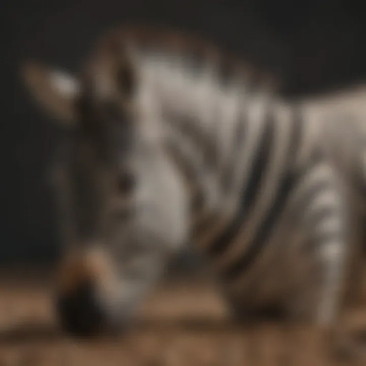 Zebra Digestive Adaptations Close-up