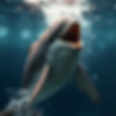 A playful dolphin showcasing joy and sociability
