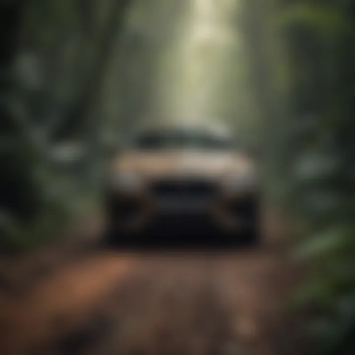 Sleek Jaguar quietly moving through the dense rainforest foliage