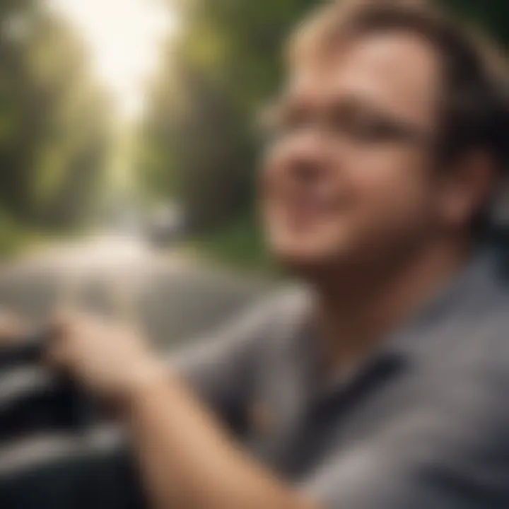 Illustration highlighting adaptive solutions for individuals with Down syndrome to drive