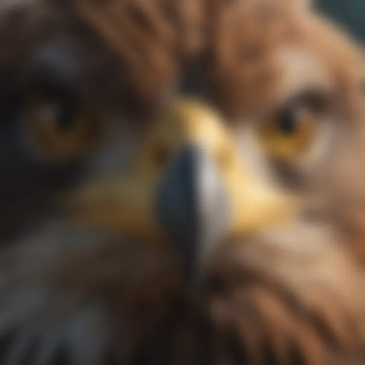 Eagle Eye Focus on Prey