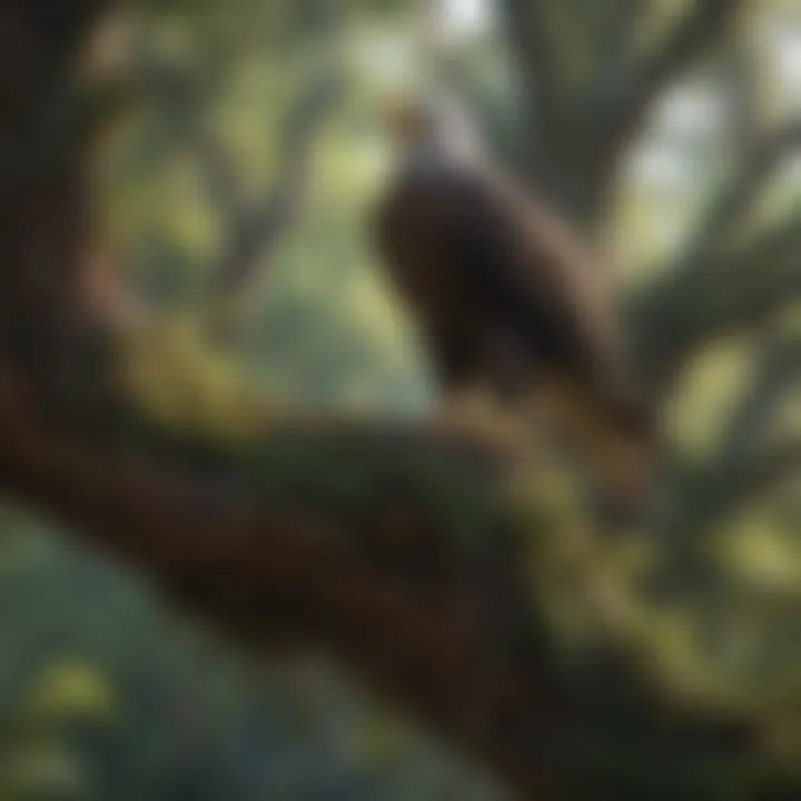 Eagle Nest in a Tall Tree