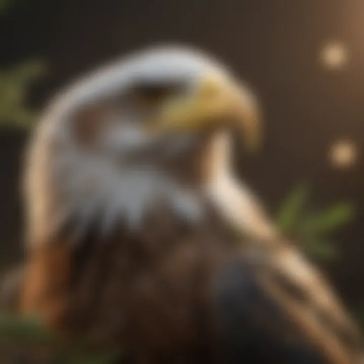 American Eagle Clutching Olive Branch