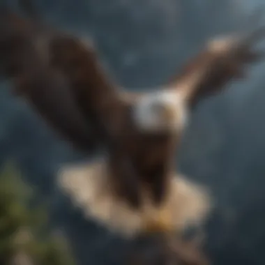 American Eagle with Outstretched Wings