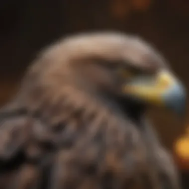 Precision in Hunting Close-up of Eagle's Sharp Talons