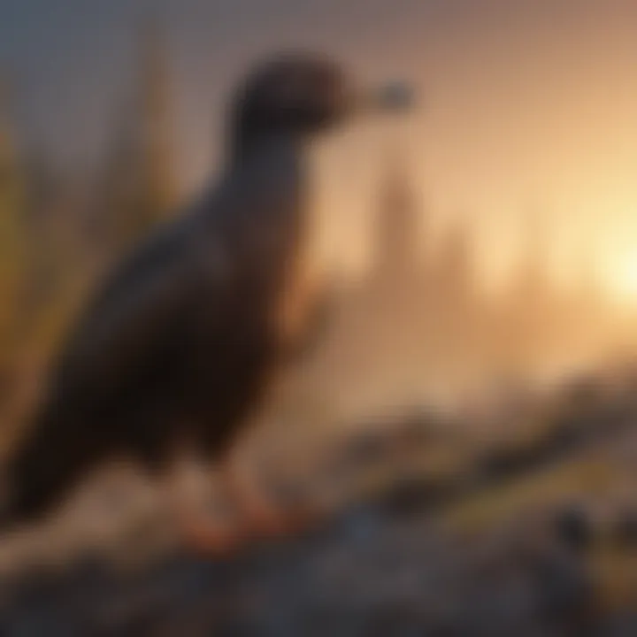 Infographic illustrating the impact of pollution on wildlife