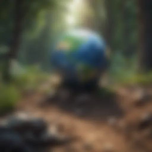 Illustration representing Earth Day significance