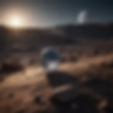 Earthrise from the Moon