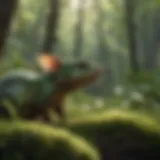 Lush green landscape showcasing biodiversity