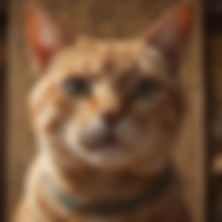 Ancient Egyptian Cat Hieroglyphics