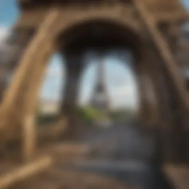 Eiffel Tower's Intricate Ironwork Detail