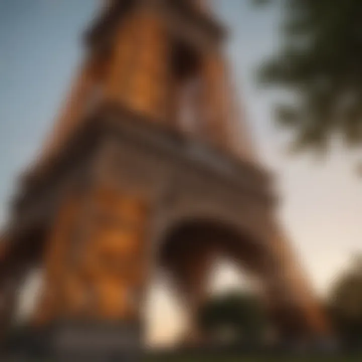 The Eiffel Tower at Sunset