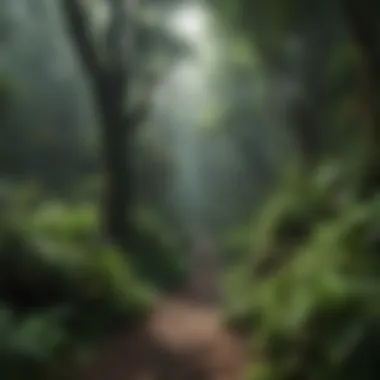 Lush Greenery of El Yunque El Yunque National Forest Canopy