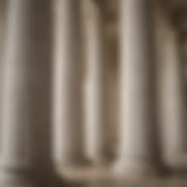Elegant Columns of Lincoln Memorial