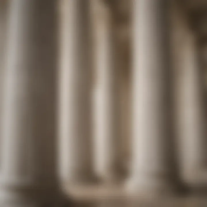 Elegant Columns of Lincoln Memorial