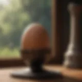 Elegant Egg Stand Displaying Artistry
