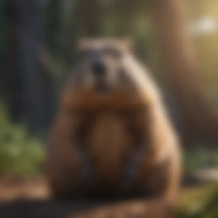 Elegant Groundhog Size Comparison