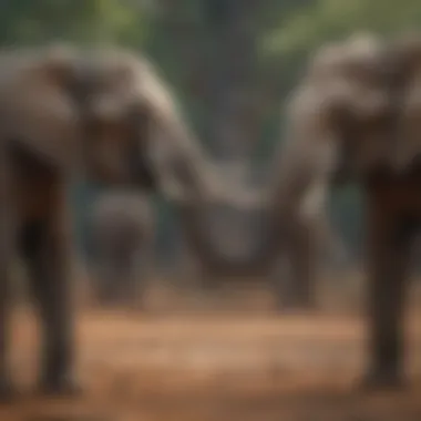 Elephant Communication through Touch and Sound