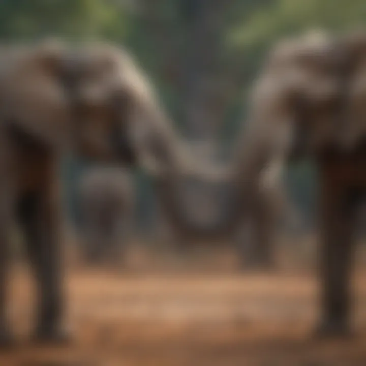 Elephant Communication through Touch and Sound