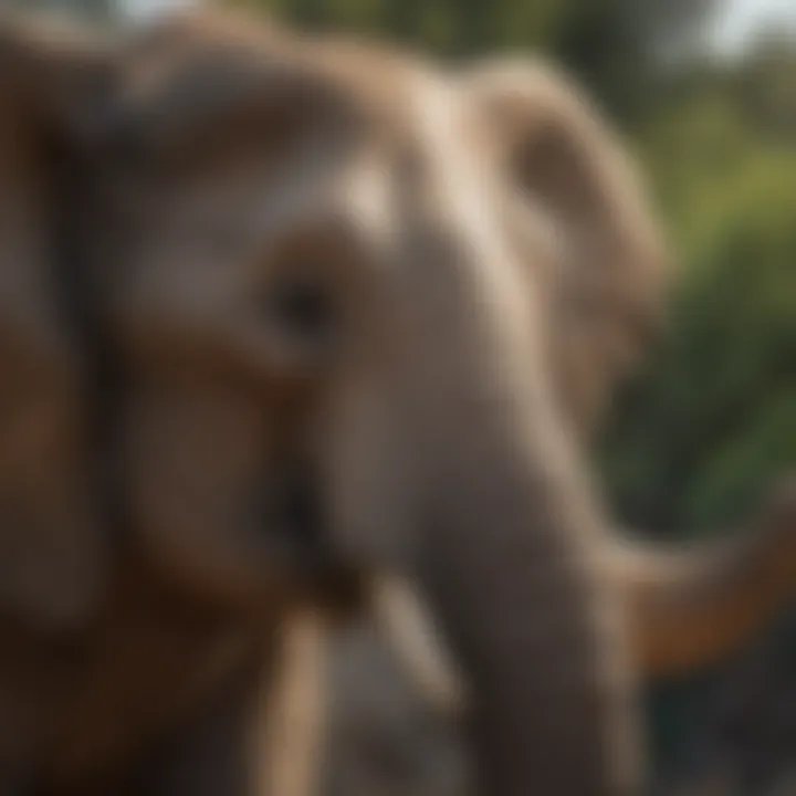 Elephant with a look of profound wisdom