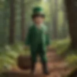 Enchanting Forest Setting for Youth Leprechaun Costume