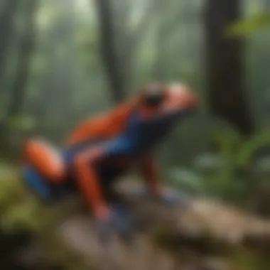 Enchanting Poison Dart Frog in Brazilian Forest