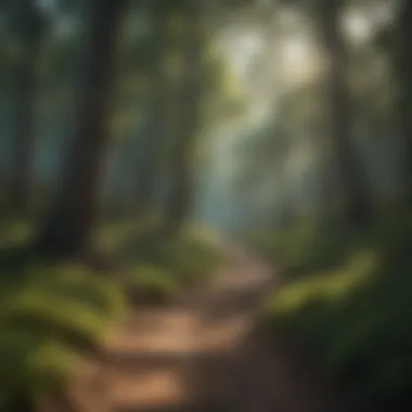 Enchanting Spanish Forest Canopy