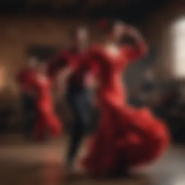 Vibrant Spanish Flamenco Dancers