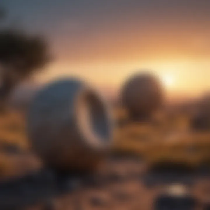 Enigmatic Stone Circles at Dusk