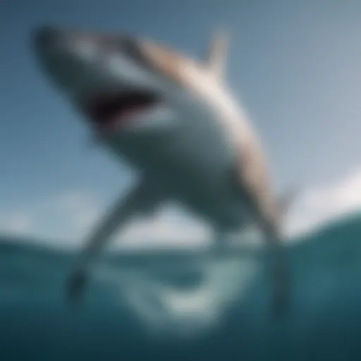 Hammerhead Shark - Evolutionary Strategies Majestic Hammerhead Shark in Open Ocean