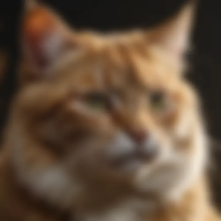 Evolutionary timeline of cat species depicted artistically