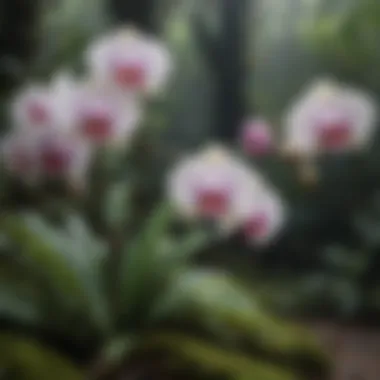 Exotic orchids in the heart of the rainforest