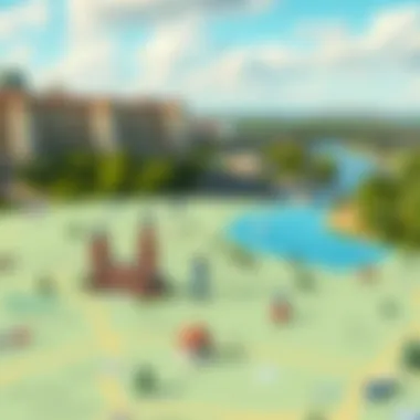 Exploring Missouri: Landmark Highlights A fun cartoon map of Missouri highlighting famous landmarks like the Gateway Arch and Lake of the Ozarks