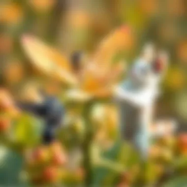 Missouri's State Flower: The Hawthorn A colorful illustration of Missouri's state flower, the Hawthorn, surrounded by playful animals