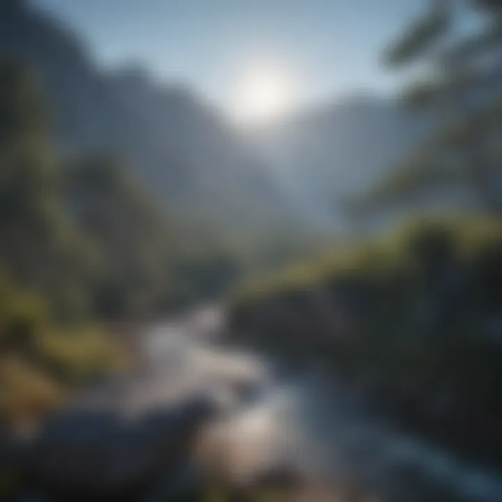 Majestic Blue Mountains Scenery