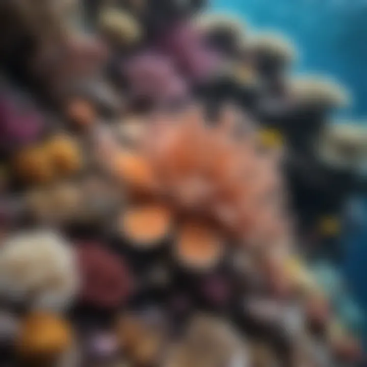Colorful Great Barrier Reef Marine Life