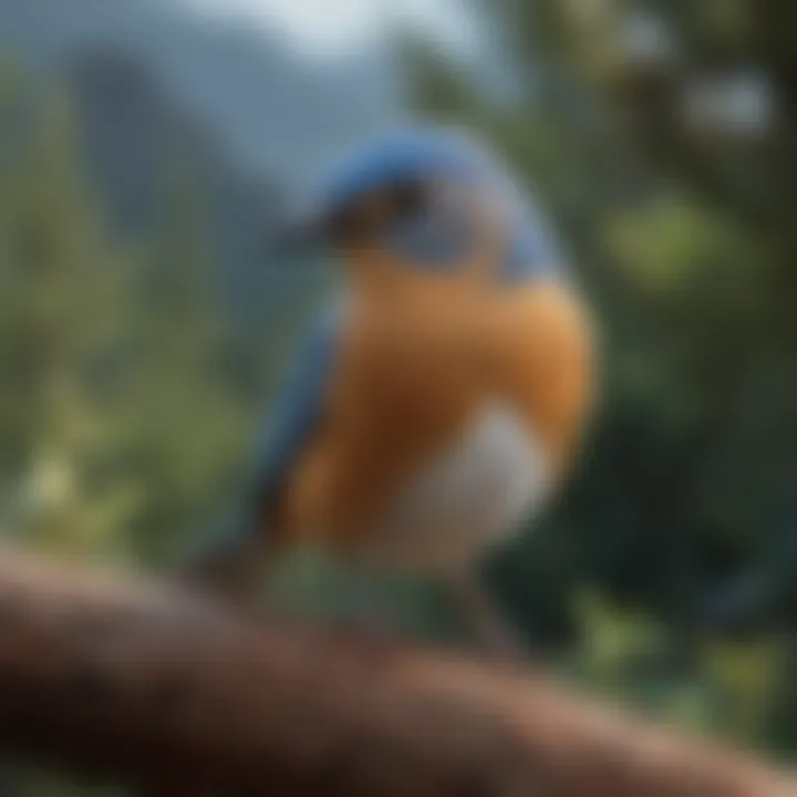 Conservation efforts for blue bird habitats