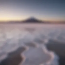 Majestic view of the Salar de Uyuni salt flats