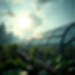 Illustration of the greenhouse effect