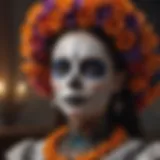 Calavera Catrina at Day of the Dead