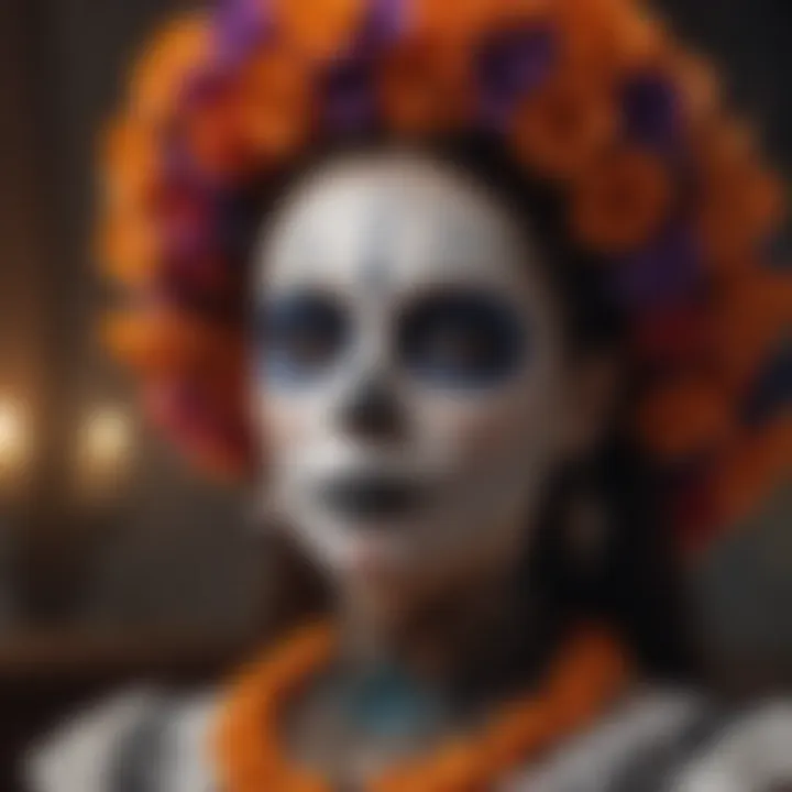 Calavera Catrina at Day of the Dead