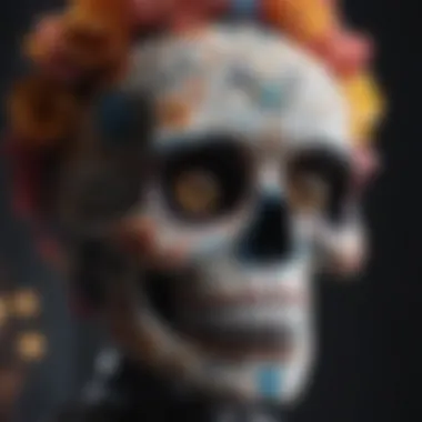 Sugar Skulls at Day of the Dead