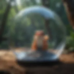 Vibrant Bubble Quiz Game Interface