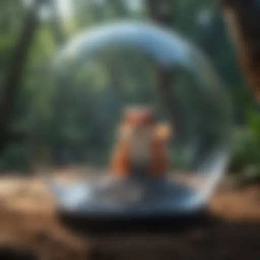 Vibrant Bubble Quiz Game Interface